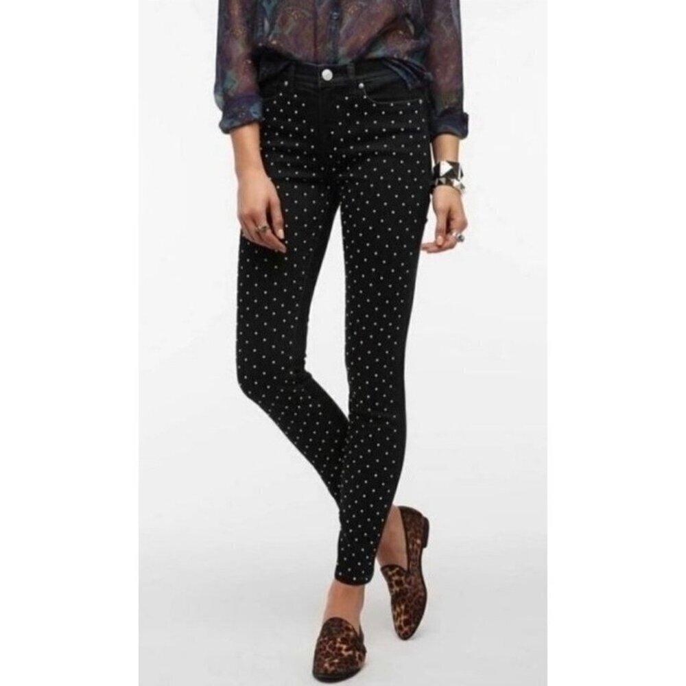 Urban Outfitters BDG High-Rise Pearl Studded Cigarette Ankle Jeans 28W x 30L